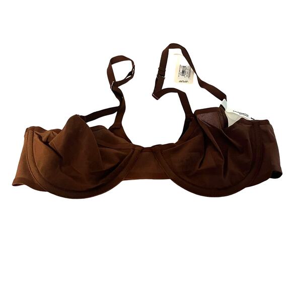 aerie Other - NWT Aerie Women's Smoothez Mesh Unlined Balconette Bra Breathable Brown Size 32C
